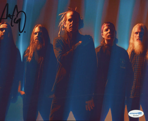 Art Cruz Signed Autograph 8x10 Photo Lamb of God Metal Drummer Prong ACOA COA