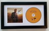 Andrea Bocelli Signed Autograph Believe Framed CD Cover Display Beckett BAS COA