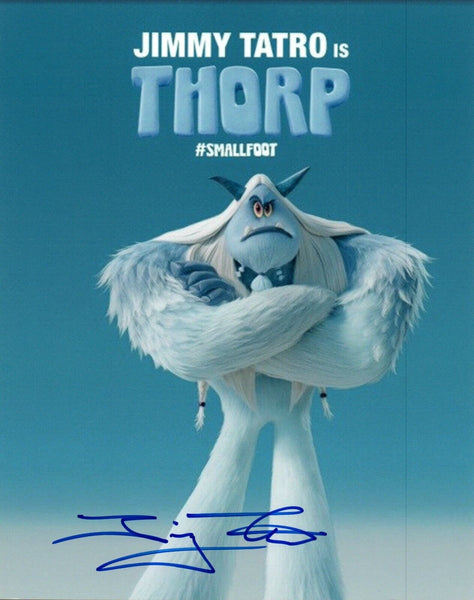 Jimmy Tatro Signed Autographed 8x10 Photo SMALLFOOT AMERICAN VANDAL COA