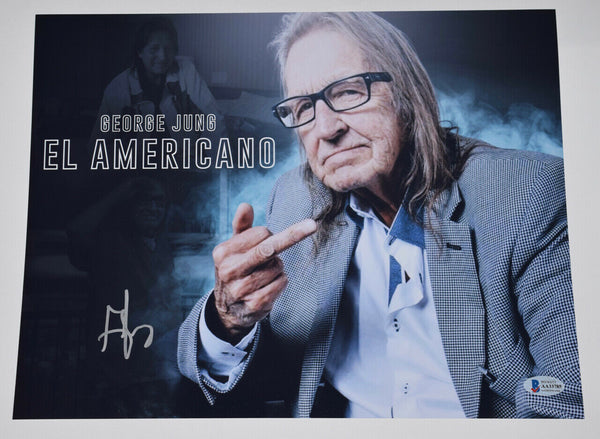 Boston George Jung Signed Autograph 11x14 Photo Blow Movie Smuggler Beckett COA