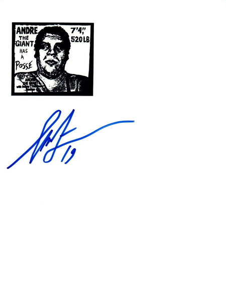 Shepard Fairey Signed Autographed 8.5x11 Photo Paper OBEY Artist COA