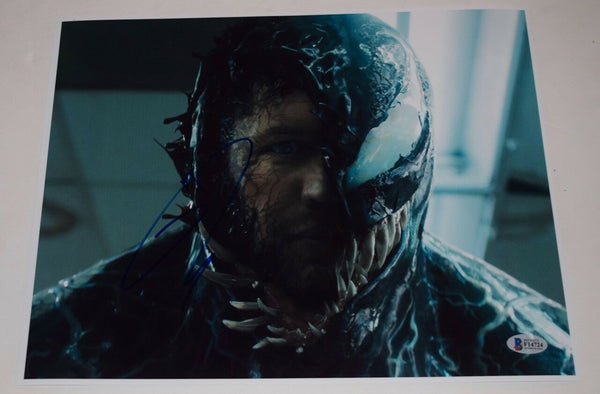 Tom Hardy Signed Autographed 11x14 Photo VENOM Beckett BAS COA