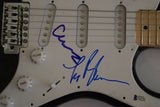 Lindsey Buckingham Christine McVie Signed Electric Guitar Fleetwood Mac BAS COA