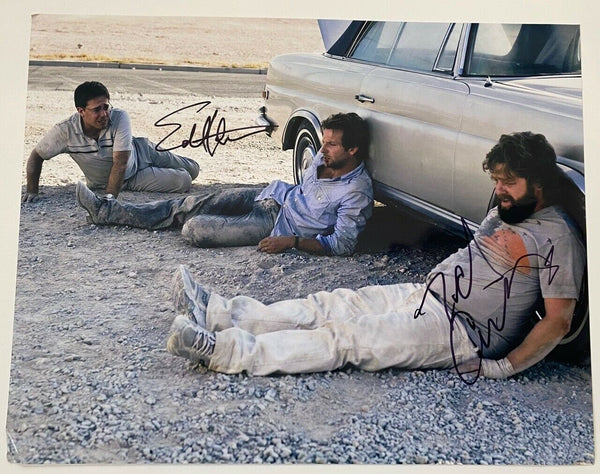 The Hangover Cast Signed Autograph 11x14 Photo Zach Galifianakis & Ed Helms COA