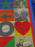 The Who Signed Detour Marble Vinyl LP Roger Daltrey Pete Townshend Beckett COA