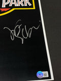 Jeff Goldblum & Laura Dern Signed Jurassic Park 12x18 Movie Poster Beckett COA