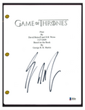 George RR Martin Signed Autographed Game of Thrones Pilot Script Beckett BAS COA