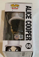 Alice Cooper Signed Autographed Funko Pop Rocks Figure #68 Beckett BAS COA