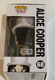 Alice Cooper Signed Autographed Funko Pop Rocks Figure #68 Beckett BAS COA