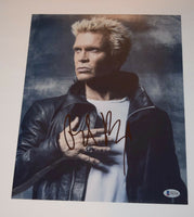 Billy Idol Signed Autographed 11x14 Photo Beckett BAS COA