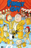 Seth Macfarlane & Seth Green Signed Family Guy 11x17 Poster Photo Beckett COA