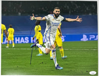 Karim Benzema Signed Autograph 11x14 Photo Real Madrid France Soccer JSA COA