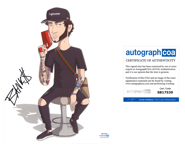 Faze Banks Signed Autographed 8x10 Photo FaZe Clan Esports ACOA COA