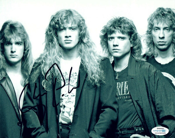 Chris Poland Signed Autographed 8x10 Photo Megadeth Guitarist ACOA COA