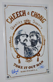 Cheech Marin & Tommy Chong Signed 12x18 Poster Toke It Out Man Beckett COA