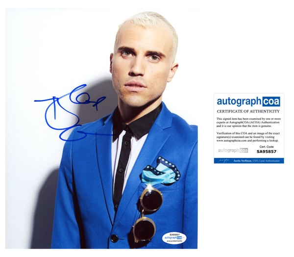 Tyler Glenn Signed Autographed 8x10 Photo Neon Trees Singer ACOA COA AB