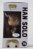 Harrison Ford Signed Funko Pop Han Solo Star Wars 79 Figure Autograph ACOA COA