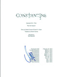 Matt Ryan Signed Autographed CONSTANTINE Pilot Episode Script COA AB
