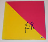 James Taylor Signed Autographed Flag Vinyl Record Album Cover Beckett BAS COA