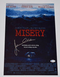 James Caan Signed Autographed Misery 11x17 Movie Poster Photo Horror Beckett COA