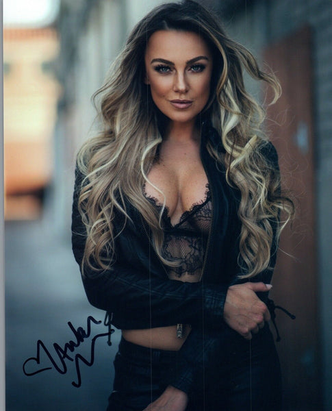 Amber Nichole Miller Signed Autograph 8x10 Photo Sexy UFC Ring Girl Model COA