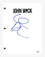 Willem Dafoe Signed Autographed JOHN WICK Movie Script Screenplay ACOA COA