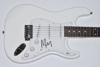 Marilyn Manson Signed Autographed Electric Guitar Beckett BAS COA