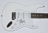 Marilyn Manson Signed Autographed Electric Guitar Beckett BAS COA