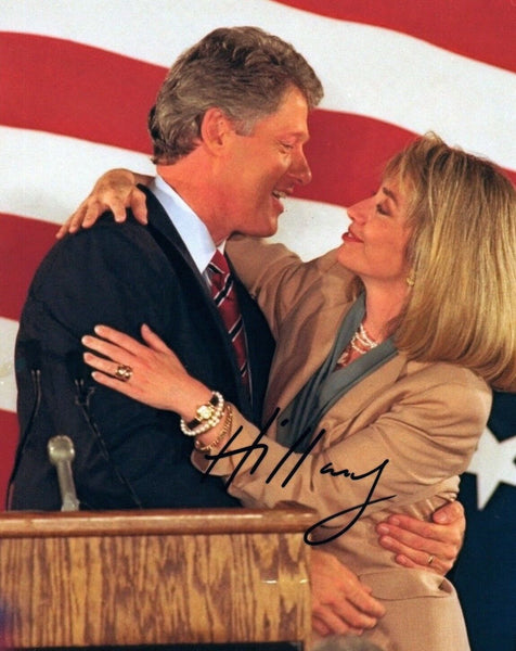 Hillary Clinton Signed Autographed 8x10 Photo First Lady COA VD