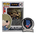Joe Elliott Signed Autographed Def Leppard Funko Pop Figure #147 Beckett COA