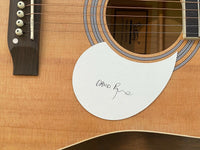 David Byrne Signed Autographed Full Size Acoustic Guitar Talking Heads ACOA COA