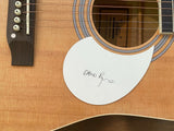 David Byrne Signed Autographed Full Size Acoustic Guitar Talking Heads ACOA COA