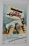 Cheech Marin & Tommy Chong Signed 12x18 Poster Up In Smoke Beckett BAS COA