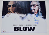 George Jung Signed 11x14 Photo Blow Boston Smuggler Johnny Depp Beckett COA