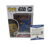 Billy Dee Williams Signed Lando Calrissian Star Wars Funko Pop Figure BAS COA