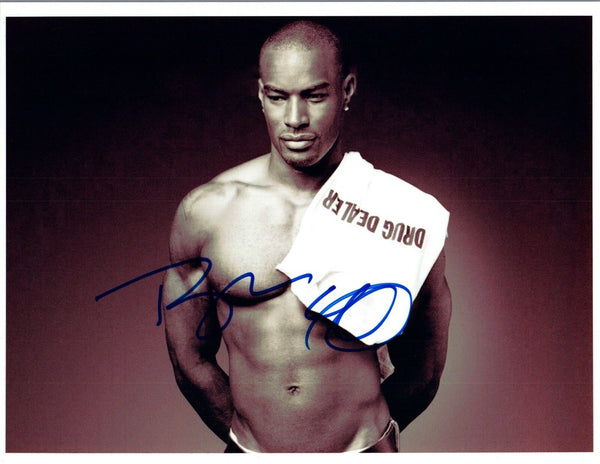 Tyson Beckford Signed Autographed 8x10 Photo Sexy Shirtless Model COA VD