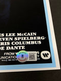 Joe Dante Signed Autographed Gremlins 12x18 Movie Poster Beckett COA