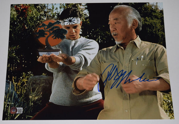 Ralph Macchio Signed Autographed 11x14 Photo The Karate Kid Beckett BAS COA