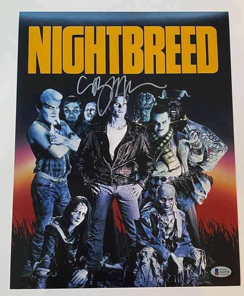 Clive Barker Signed Autographed 11x14 Photo Poster Nightbreed Horror Beckett COA