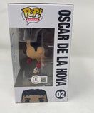 Oscar De La Hoya Signed Autographed Funko Pop #02 Boxing Golden Boy Beckett COA
