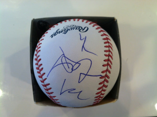 ALAN TUDYK SIGNED AUTOGRAPHED BASEBALL 42 JACKIE ROBINSON BEN CHAPMAN FROZEN