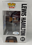Lewis Hamilton Signed Autograph Funko Pop Racing Formula 1 One F1 #01 ACOA COA