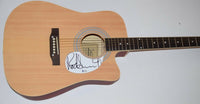 Rod Stewart Signed Autographed Acoustic Guitar Beckett BAS COA
