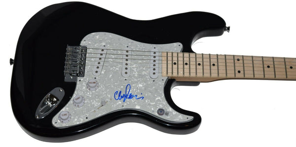 Clive Davis Signed Electric Guitar Rock & Roll Hall of Fame Producer Beckett COA