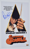 Malcolm McDowell Signed A Clockwork Orange 11x17 Movie Poster Photo Beckett COA