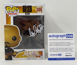 Seth Gilliam Signed Autograph The Walking Dead Gabriel Funko Pop 386 ACOA COA