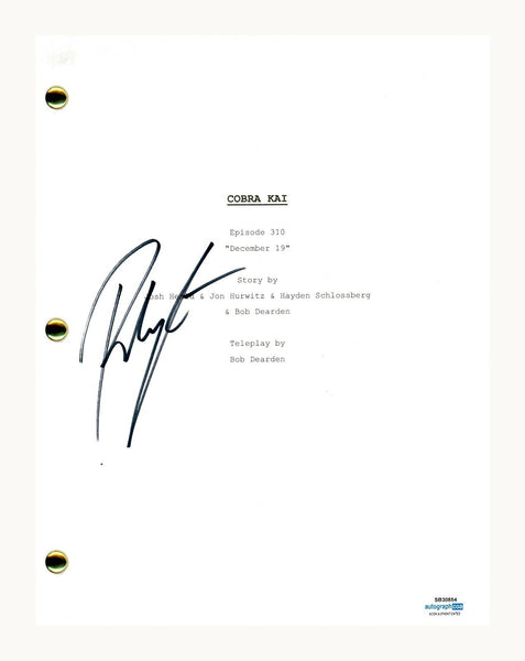 Peyton List Signed Autographed Cobra Kai December 19 Episode 310 Script ACOA COA
