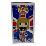 Rick Savage Signed Def Leppard Funko Pop Rocks #148 Bassist Autograph JSA COA