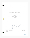 Nicolas Cage Signed Autograph National Treasure Movie Script Screenplay ACOA COA
