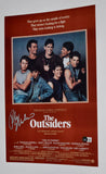 Ralph Macchio Signed Autograph The Outsiders 11x17 Movie Poster Beckett BAS COA